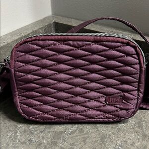 Lug Coupe Crossbody Bag in Plum NWOT